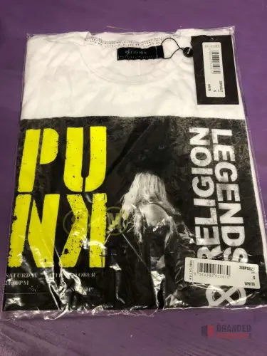 Wholesale Offer: 1600 Religion Brand T-Shirts at €5 Each - thumbnail image - Premier B2B Stocklot Marketplace