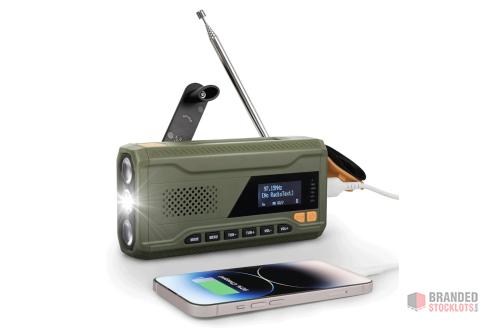 160 pieces Portable Solar SOS Radio with 4500 mAh / Bluetooth with 3 flashlight - Premier B2B Stocklot Marketplace