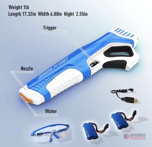 400 PIECES Electric Water Gun with Automatic Water Intake, 300 Water Balls, Range of 8-9 m, Waterproof Spray Gun, Toy for Kids ( LIKE SPYRA ) - thumbnail image - Premier B2B Stocklot Marketplace