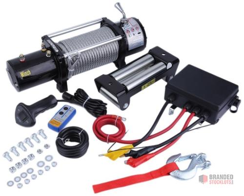 Electric Winch in 2 Models (12V) - New - thumbnail image - Premier B2B Stocklot Marketplace