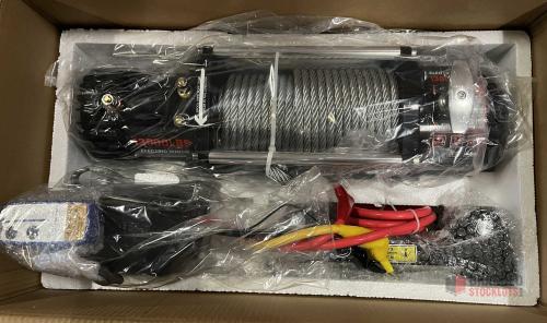 Electric Winch in 2 Models (12V) - New - thumbnail image - Premier B2B Stocklot Marketplace