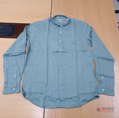 MENS L/S 100% COTTON LINEN SHIRT - thumbnail image - Premier B2B Stocklot Marketplace