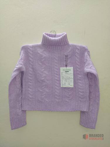 LADIES DIAMOND CABLE SWEATER - thumbnail image - Premier B2B Stocklot Marketplace