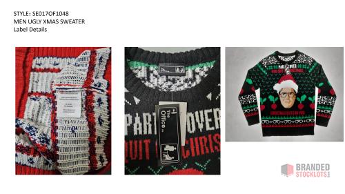 Men's Ugly Xmas Sweater - thumbnail image - Premier B2B Stocklot Marketplace