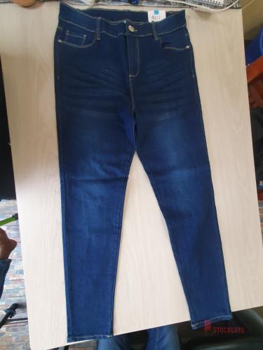 Ladies stretched 5 pocket denim long pant- - Premier B2B Stocklot Marketplace