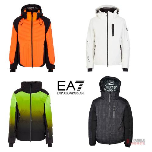 Lot of 10 EA7 Emporio Armani Technical Ski Jackets for Men - Premier B2B Stocklot Marketplace