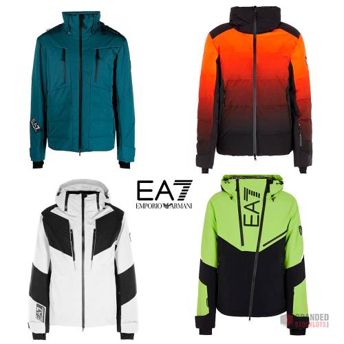 Lot of 10 EA7 Emporio Armani Technical Ski Jackets for Men - thumbnail image - Premier B2B Stocklot Marketplace